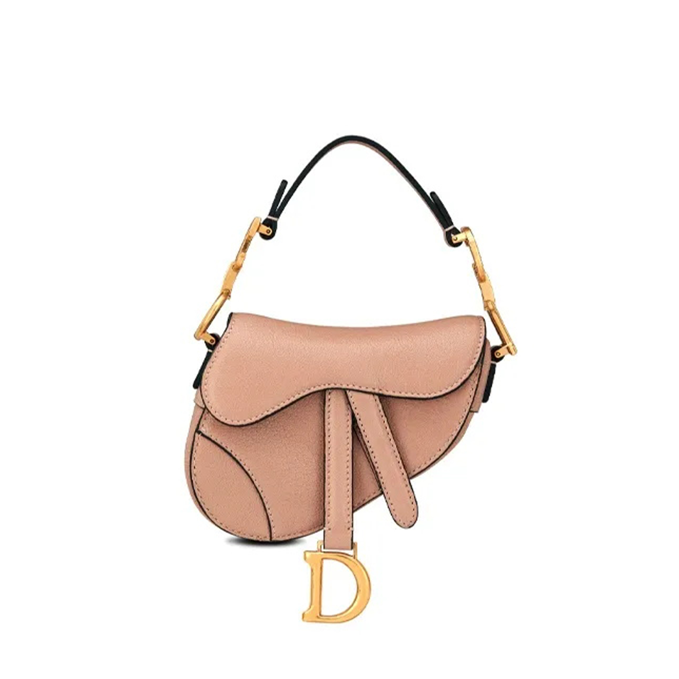 DIOR SMALL SADDLE BAG WITH STRAP S5662CCEH-M49P (17*15*5cm)